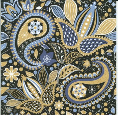 Dekorszalvéta - Ethnic Graphic With Paisley