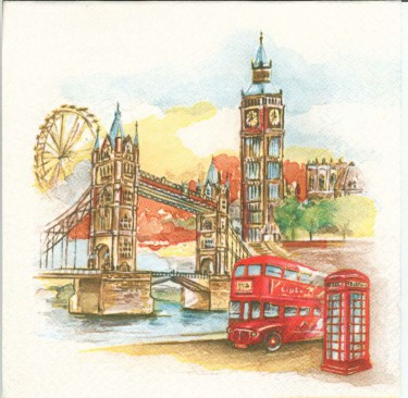 Dekorszalvéta - London in Watercolour