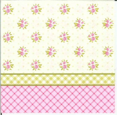 Dekorszalvéta - English Floral Wallpaper