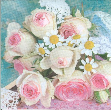 Dekorszalvéta - Bridal Bouquet