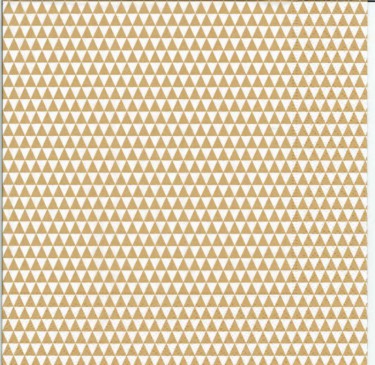 Dekorszalvéta - Triangles Allover Gold