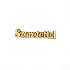 Festhető fafigura Szeretettel felirat kicsi 10x2 cm 1 db/cs