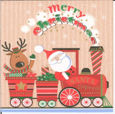 Dekorszalvéta - Santa Express