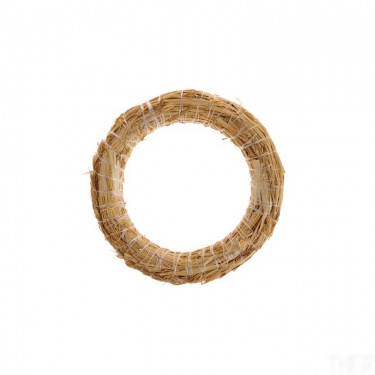 Szalma koszorú 20 cm
