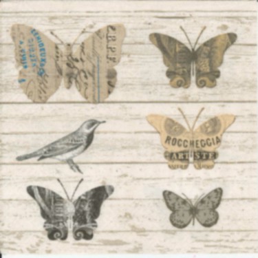 Dekorszalvéta - Paper Butterflies