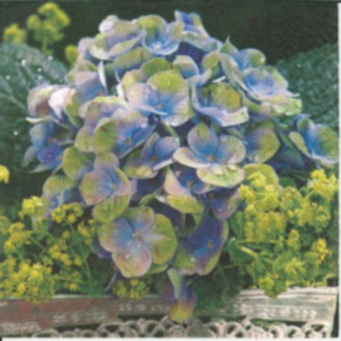 Dekorszalvéta - Romantic Flower