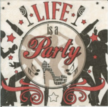 Dekorszalvéta - Life is a Party