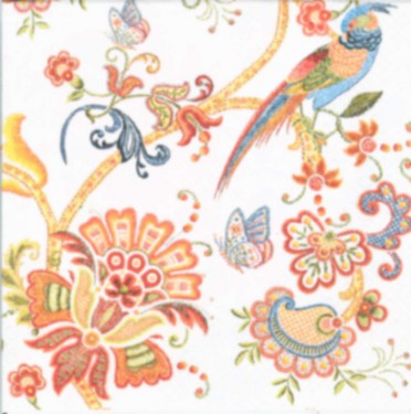 Dekorszalvéta - Embroidery Flowers