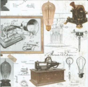 Dekorszalvéta - Thomas A. Edison
