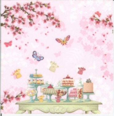 Dekorszalvéta - Happy Birthday Table