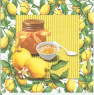 Dekorszalvéta - Lemon Jam
