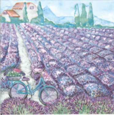 Dekorszalvéta - Lavender View