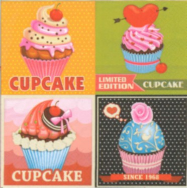 Dekorszalvéta - Cupcakes Limited Edition