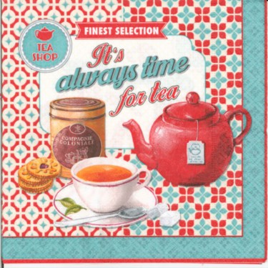 Dekorszalvéta - It's Always Time for Tea