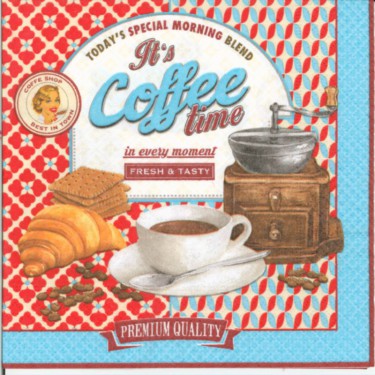 Dekorszalvéta - It's Coffee Time