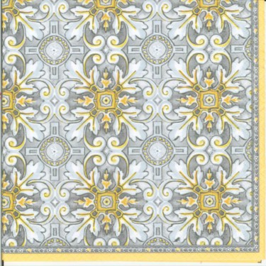 Dekorszalvéta - Maiolica Grey