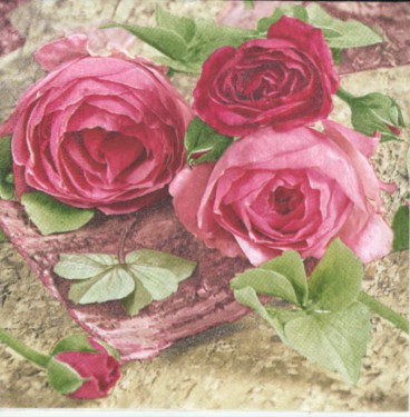 Dekorszalvéta - Sentimental Roses
