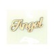 Festhető fafigura Angel felirat kicsi 7x20.5 cm 1 db/cs