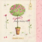 Dekorszalvéta - Rose Tree (25x25 cm)
