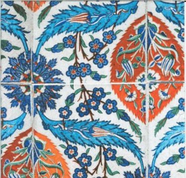 Dekorszalvéta - Asian Tiles