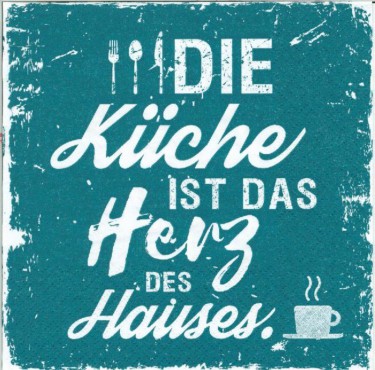 Dekorszalvéta - Die Küche ist das Herz Hauses