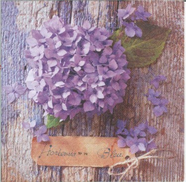 Dekorszalvéta - Hortensia Blue