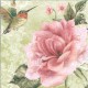 Dekorszalvéta - Hummingbird Oliv