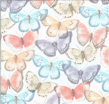 Dekorszalvéta - Tender Butterflies
