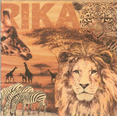 Dekorszalvéta - Africa Collage