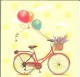 Dekorszalvéta - Bicycle with Ballons