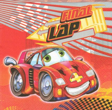 Dekorszalvéta - Little Red Car