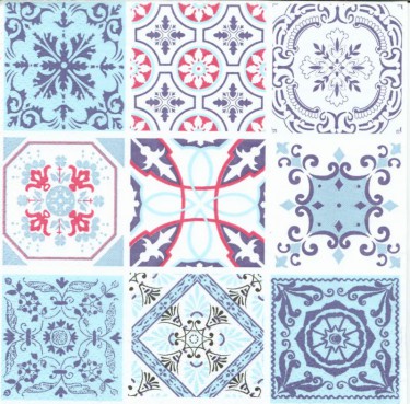 Dekorszalvéta - Moroccan Tiles