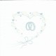 Dekorszalvéta - Wedding Rings in Heart, Silver