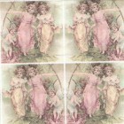 Dekorszalvéta - Decoupage Fairies