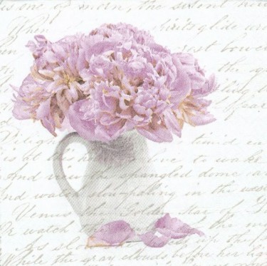 Dekorszalvéta - Flowers in Mug