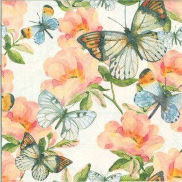 Dekorszalvéta - Jardin de Papillons