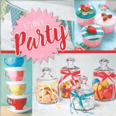 Dekorszalvéta - Sweet Party