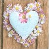 Dekorszalvéta - Daisy Heart