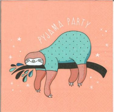 Dekorszalvéta - Pajamas Party