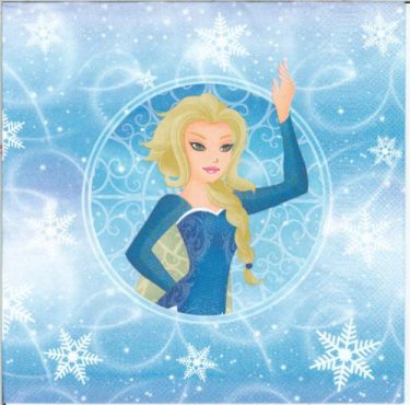 Dekorszalvéta - Frozen Girl