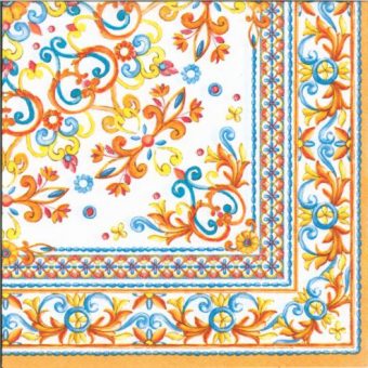 Dekorszalvéta - Mediterrano Orange