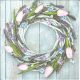 Dekorszalvéta - Spring Wreath
