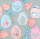 Dekorszalvéta - Easter Pastel Composition
