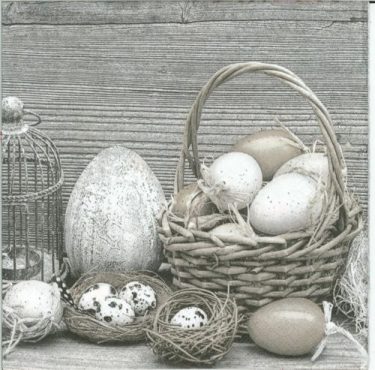 Dekorszalvéta - Eco Easter Composition