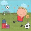 Dekorszalvéta - Little Football Player