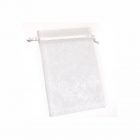 Organza zsák fehér kicsi 5 db/cs.