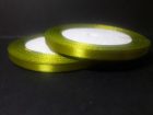 Szatén szalag, Világoszöld 6 mm / 23 m