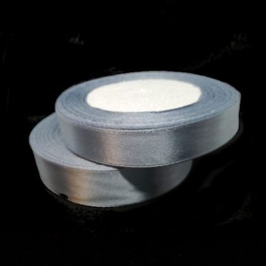 Szatén szalag, Ezüst 15 mm / 20 m