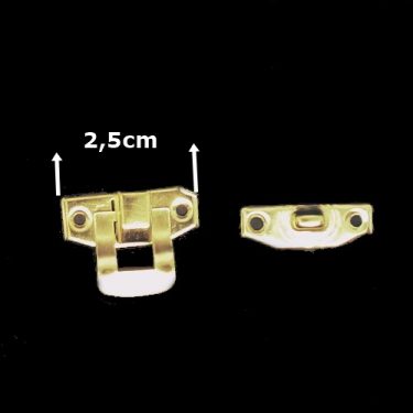 Kapocs 2,5 cm 5 db/cs