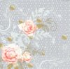 Dekorszalvéta - Graphic Grey Lace with Roses
